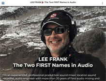 Tablet Screenshot of leefrankaudio.com